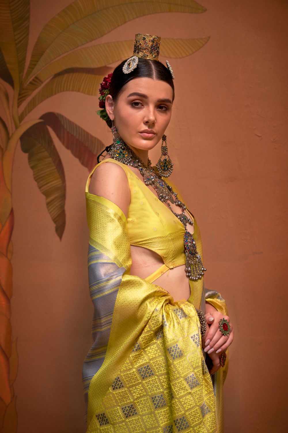 sreevia weaves handloom silk saree